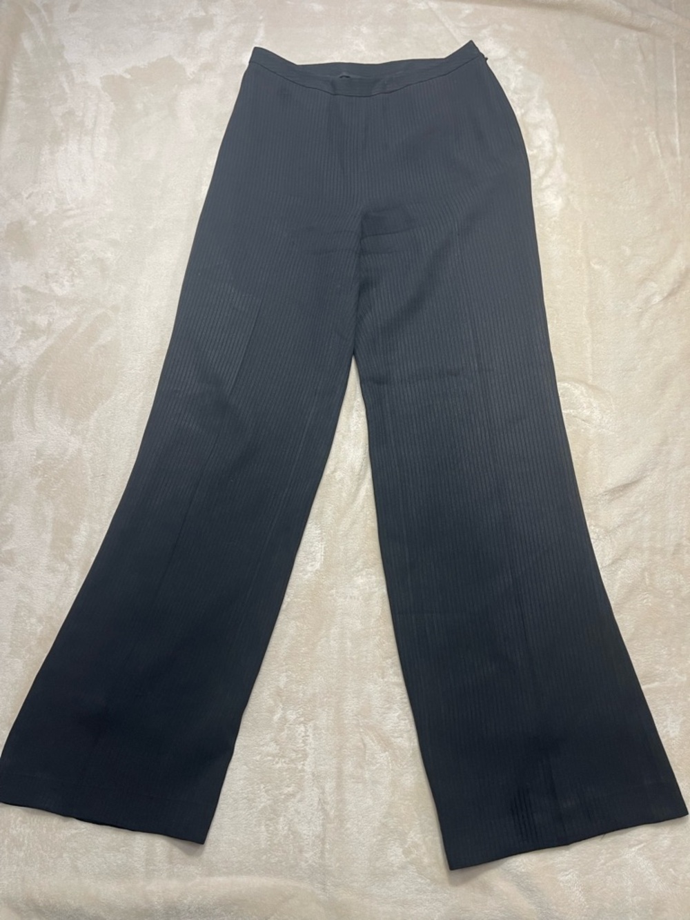 Ann Taylor Career Pants Black Lined Wide Leg Slacks Size 2